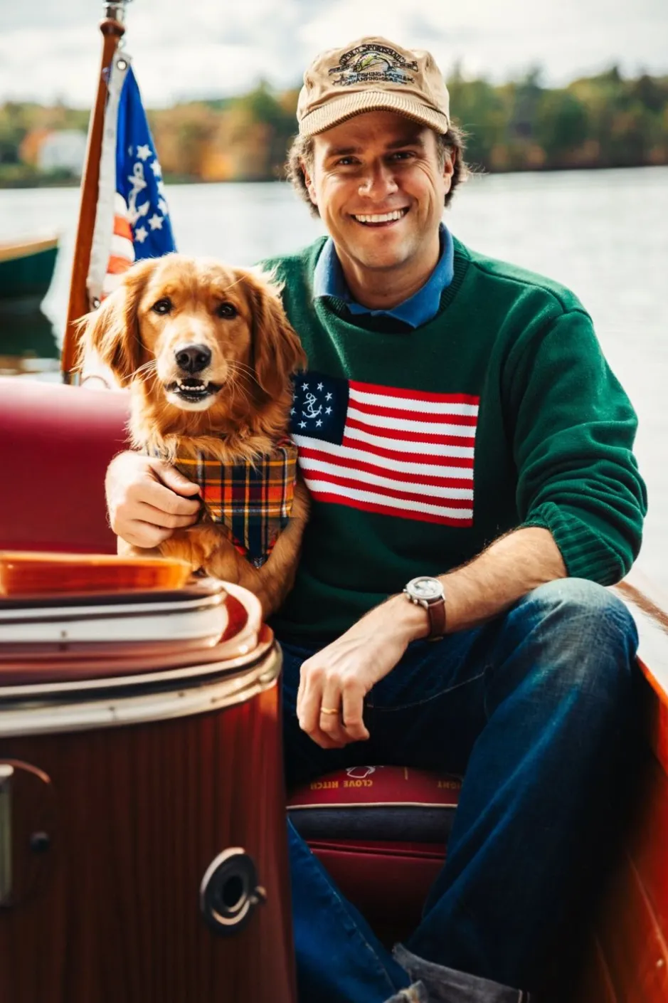 Sweaters^Kiel James Patrick American Yacht Sweater- Green