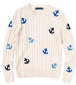 Sweaters^Kiel James Patrick Anchors Away Cable Knit Sweater