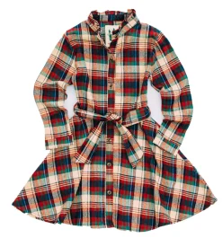 Dresses^Kiel James Patrick Apple Cinnamon Kids Flannel Dress