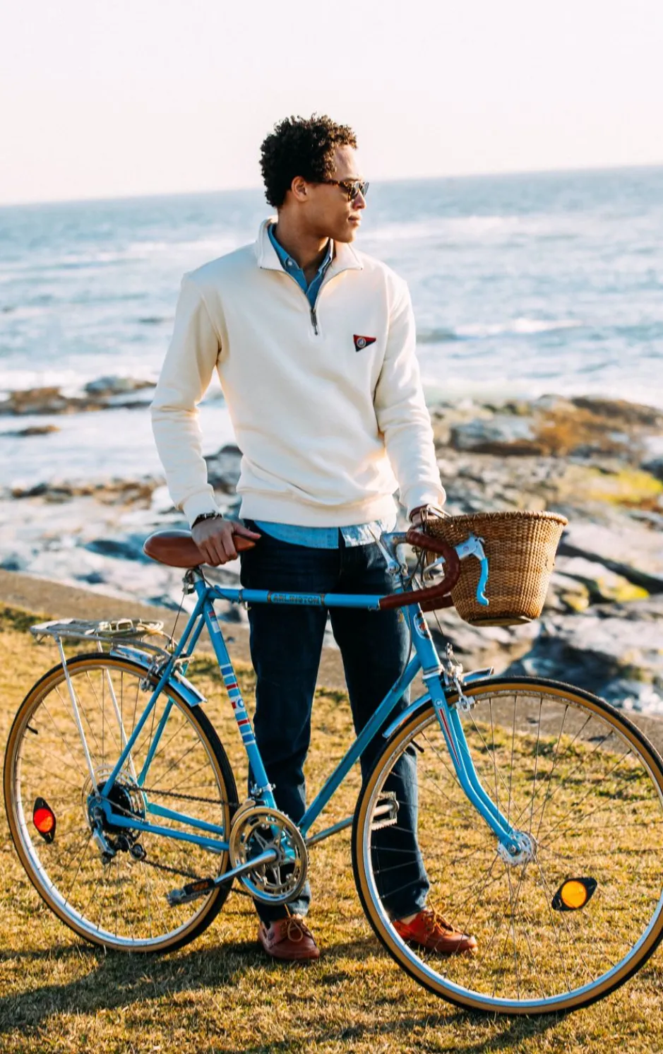 Quarterzips^Kiel James Patrick Bermuda Sails Quarterzip (Men'S)