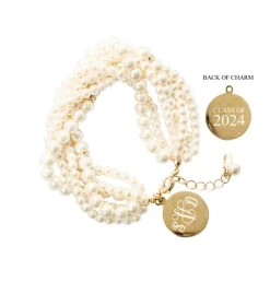 Class Of 2024^Kiel James Patrick Calypso Sea Monogram Bracelet -- Class Of 2024