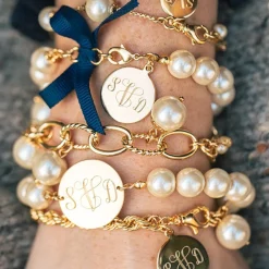 Bracelets And Bangles^Kiel James Patrick Calypso Sea Monogram Bracelet