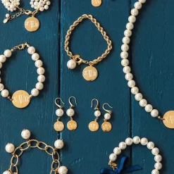 Monogrammed Jewelry^Kiel James Patrick Calypso Sea Monogram Bracelet