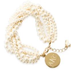 Monogrammed Jewelry^Kiel James Patrick Calypso Sea Monogram Bracelet