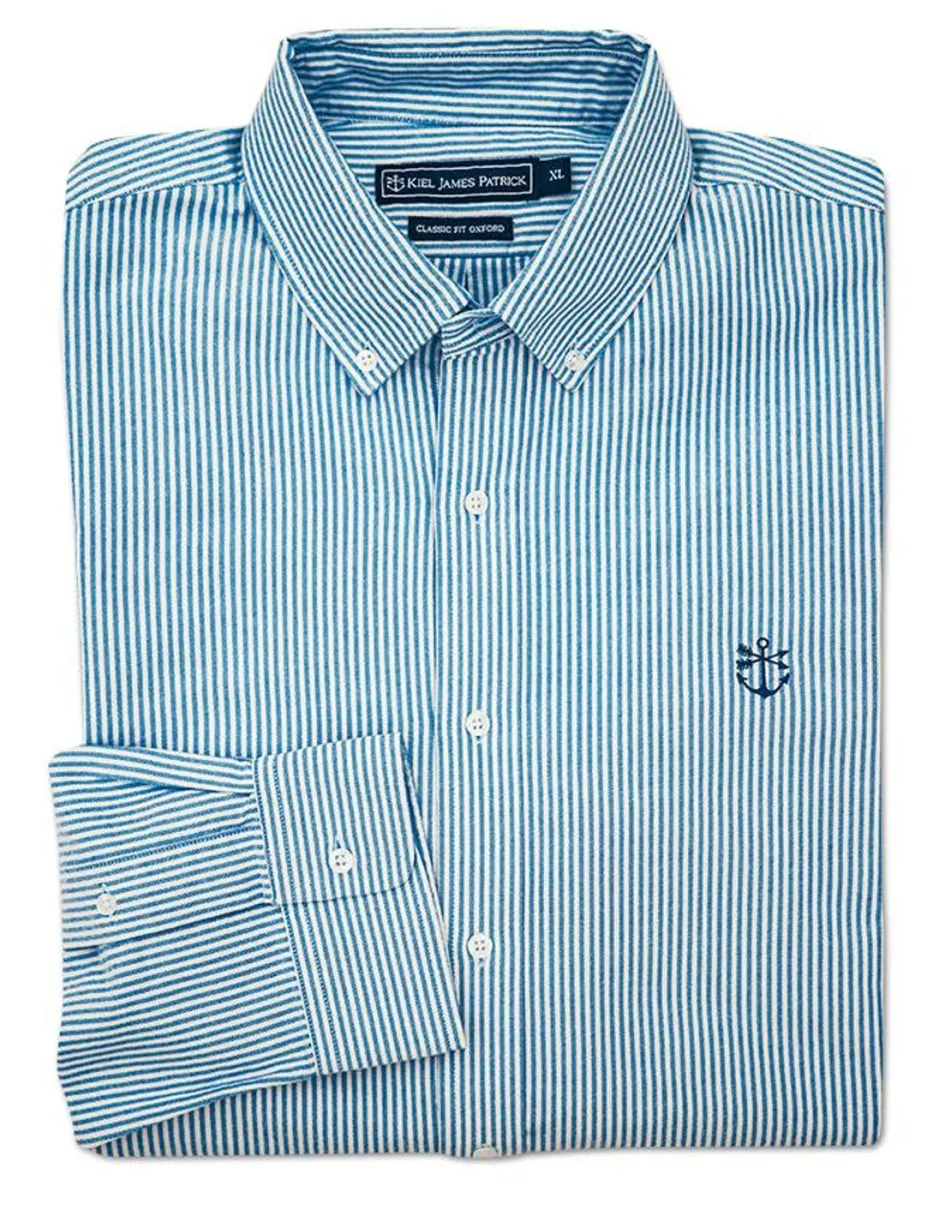 Shirts^Kiel James Patrick Cape Striped Oxford