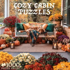 Cozy Cabin Puzzles^Kiel James Patrick Cozy Autumn Porch Puzzle