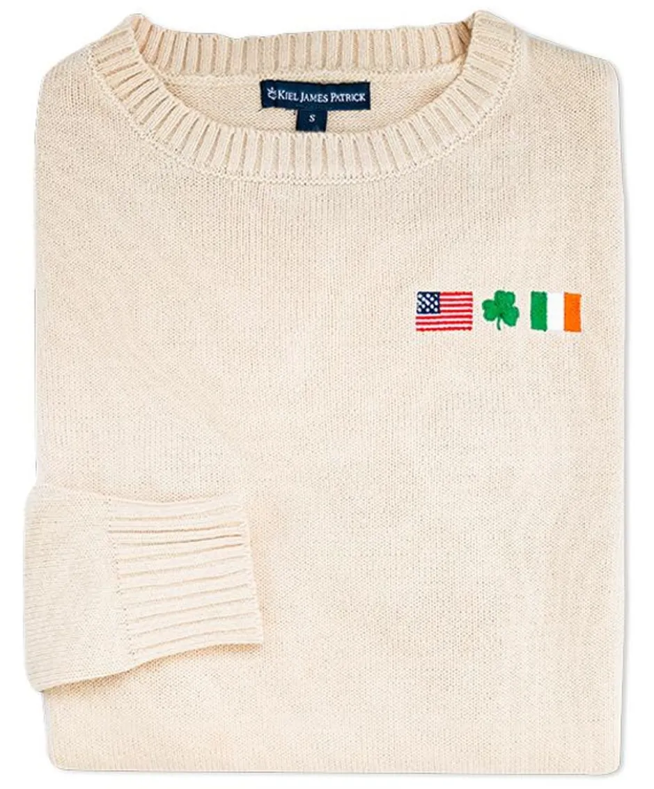 Sweaters^Kiel James Patrick Embroidered Irish American Sweater (Men'S)