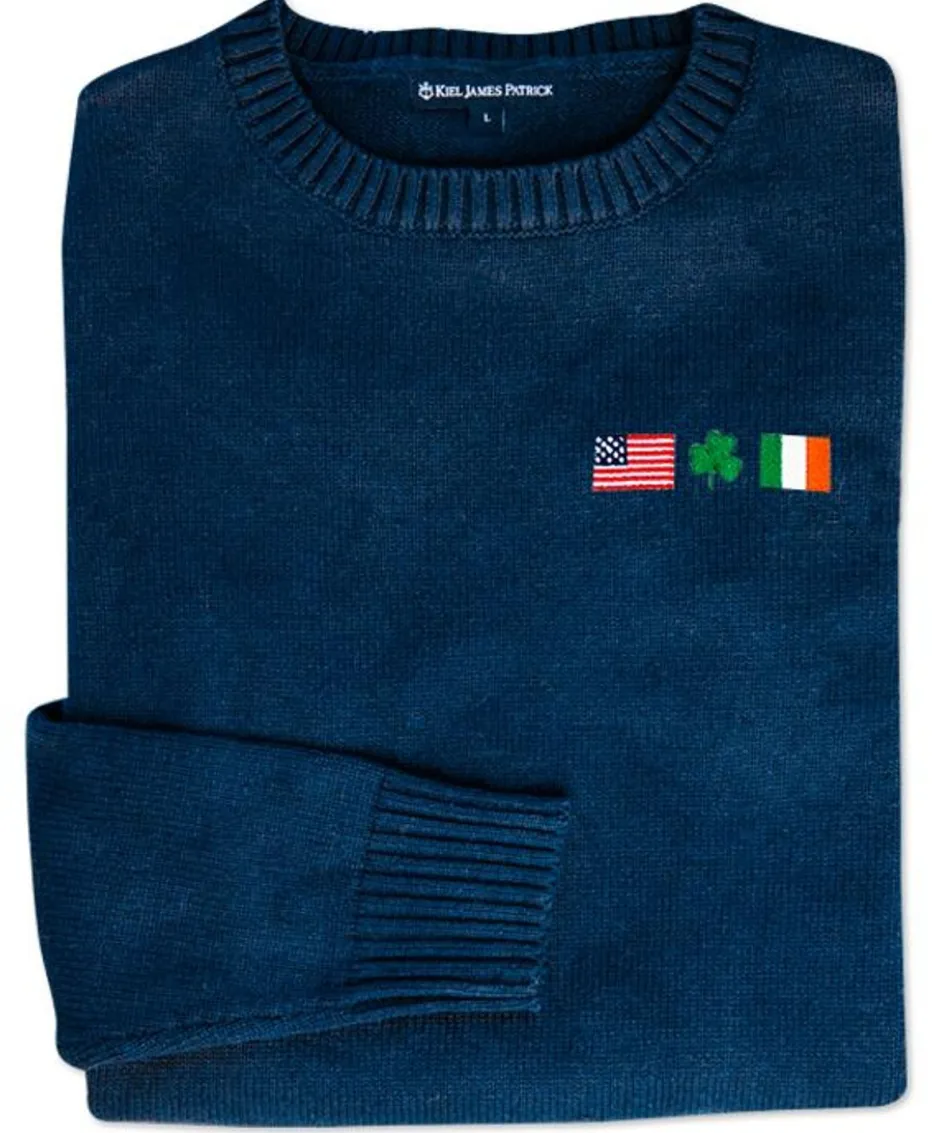 Sweaters^Kiel James Patrick Embroidered Irish American Sweater (Men'S)