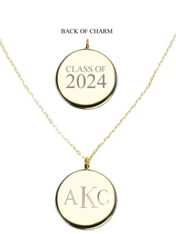 Class Of 2024^Kiel James Patrick Gold Class Of 2024 Monogram Pendant Necklace