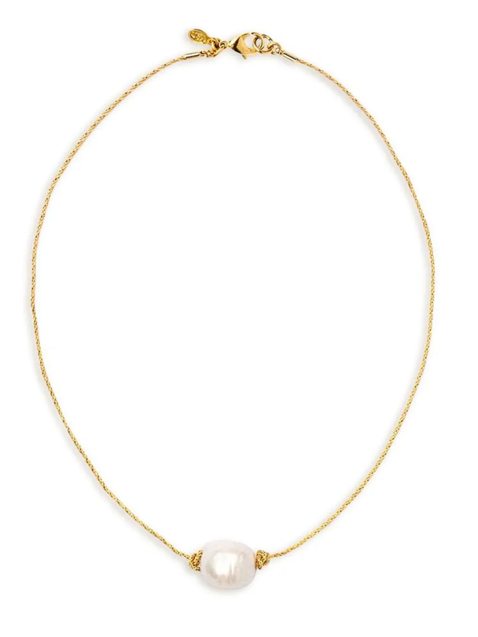 Necklaces^Kiel James Patrick Golden Tide Pearl Knot Necklace