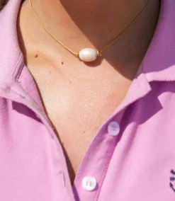 Necklaces^Kiel James Patrick Golden Tide Pearl Knot Necklace
