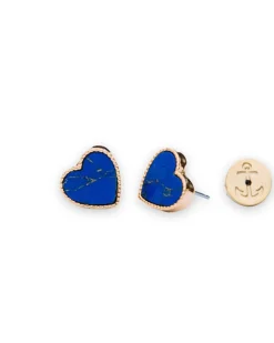 Earrings^Kiel James Patrick Heart Of The Sea Earrings - Cobalt