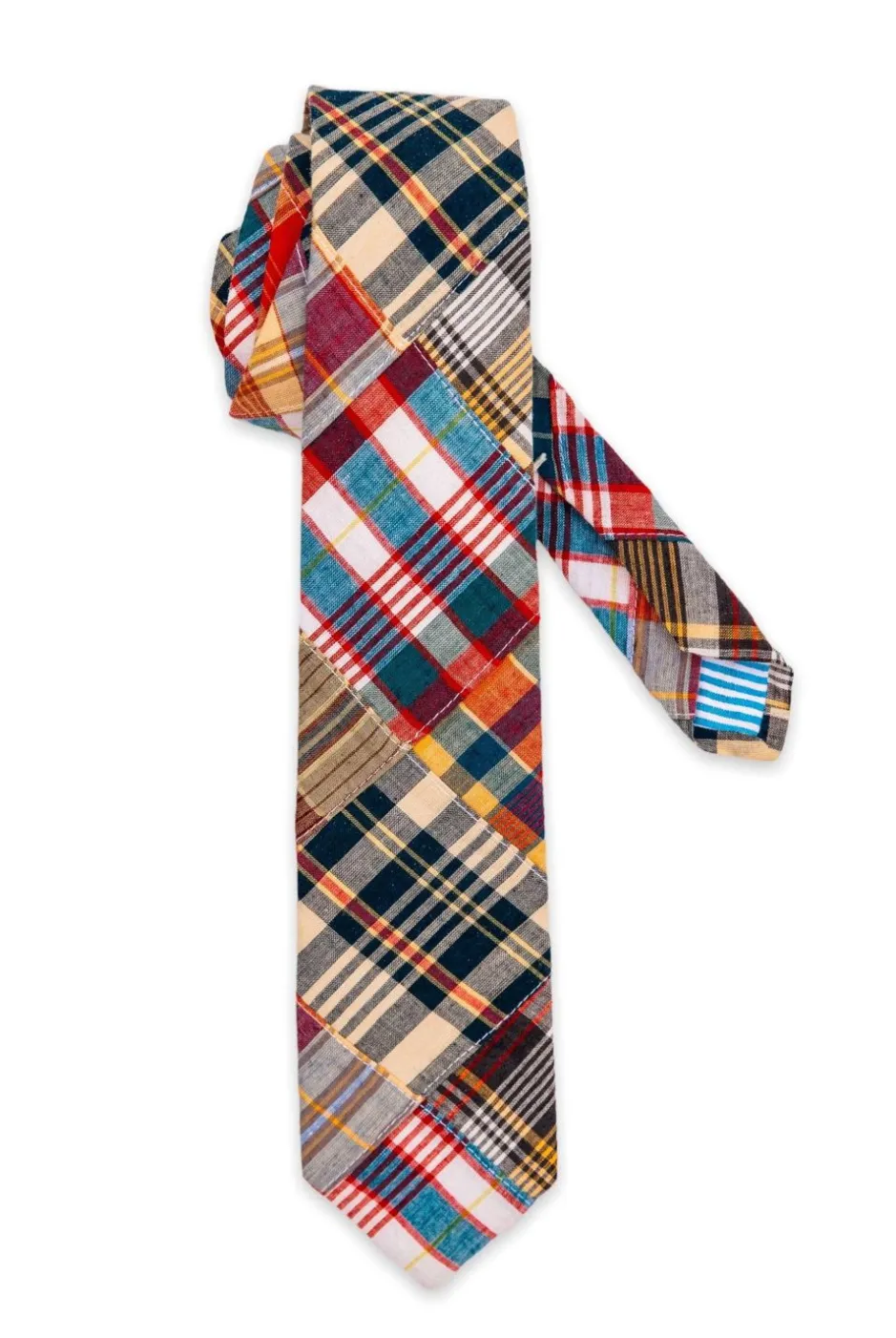 Ties + Bowties^Kiel James Patrick Hyannis Patchwork Madras Tie