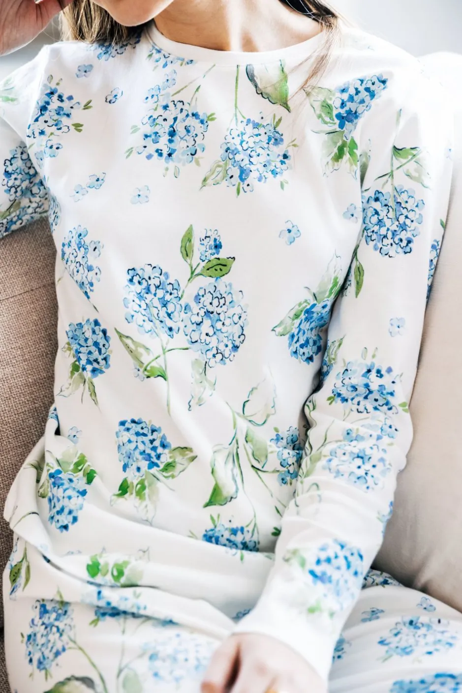 Pajamas^Kiel James Patrick Hydrangea Bloom Pajama Set