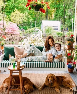 Pajamas^Kiel James Patrick Hydrangea Bloom Pajama Set