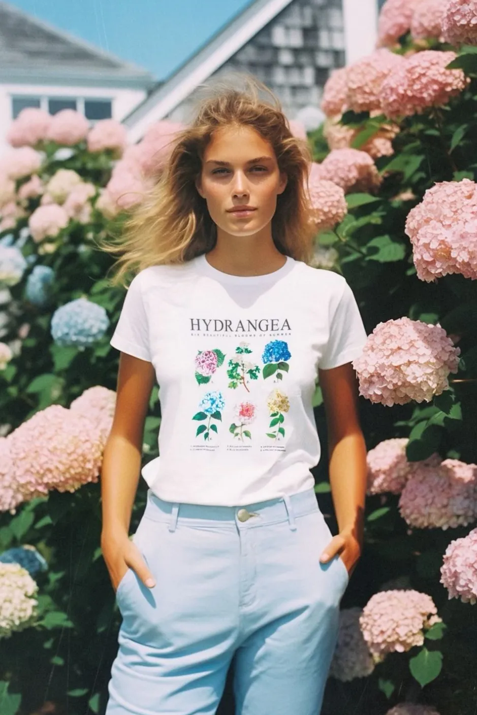 Shirts^Kiel James Patrick Hydrangea Blooms T-Shirt- Women'S