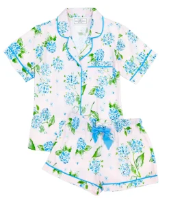 Pajamas^Kiel James Patrick Hydrangea Drawstring Shorts Pajama Set