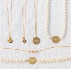 Wedding Gifts For Her^Kiel James Patrick I Heart Pearls Wedding - Gold