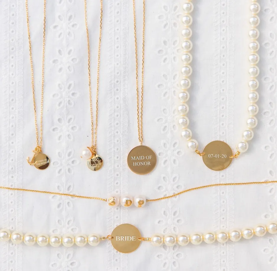 Wedding Gifts For Her^Kiel James Patrick I Heart Pearls Wedding - Gold