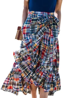 Skirts^Kiel James Patrick Jacqueline Patchwork Madras Skirt