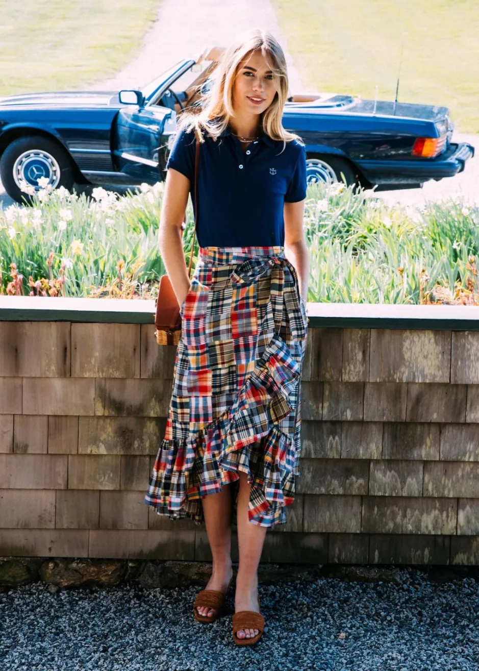 Skirts^Kiel James Patrick Jacqueline Patchwork Madras Skirt