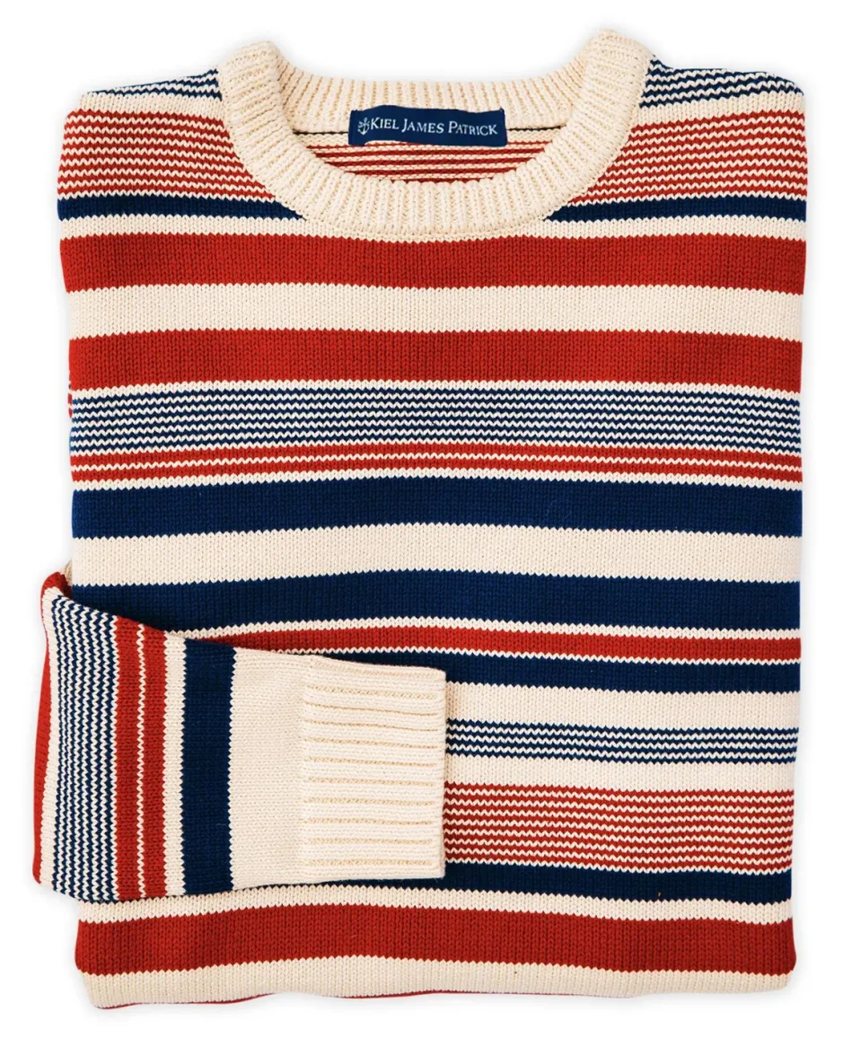Sweaters^Kiel James Patrick Monhegan Striped Sweater