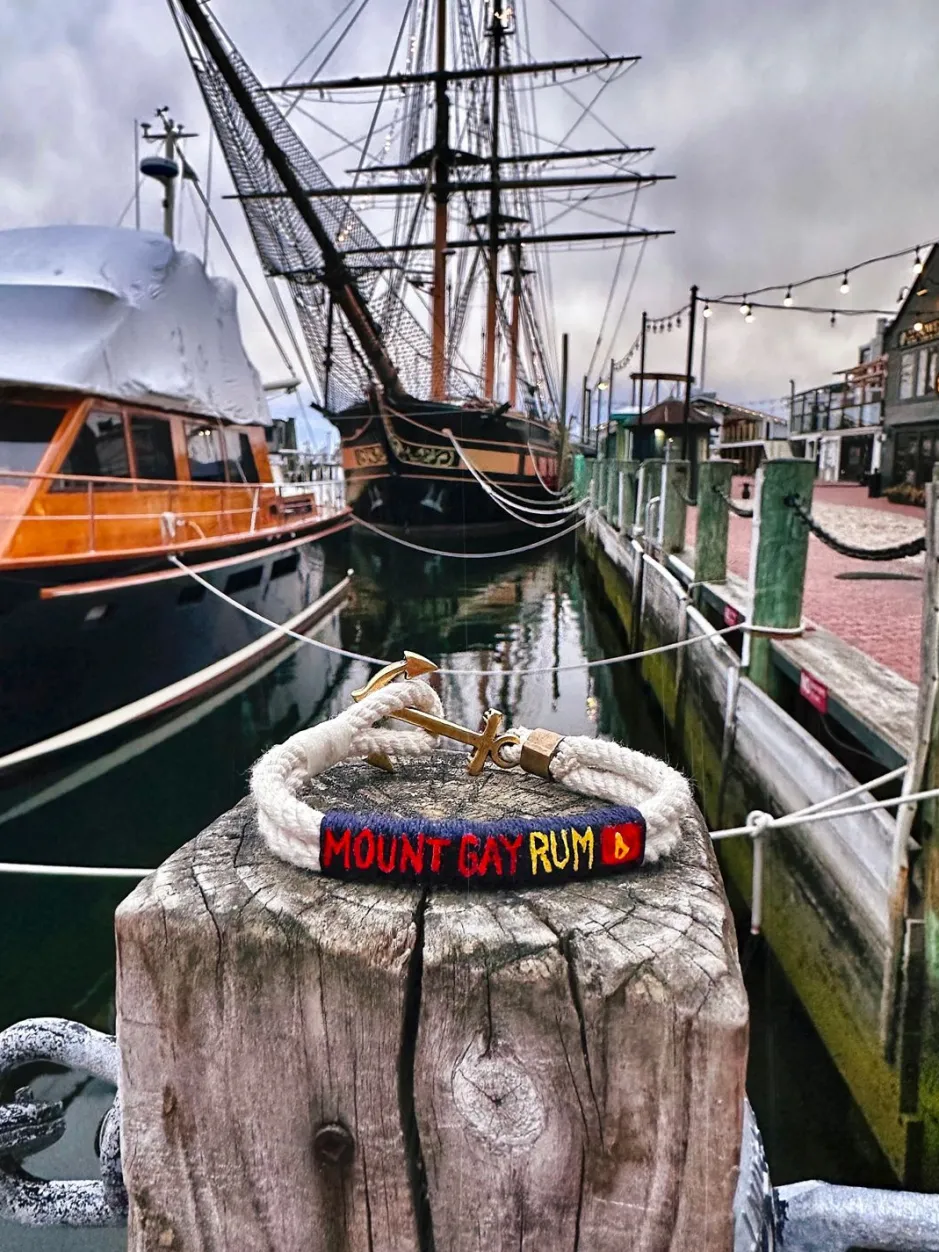 Rope Bracelets^Kiel James Patrick Mount Gay Rum Sailing Bracelet