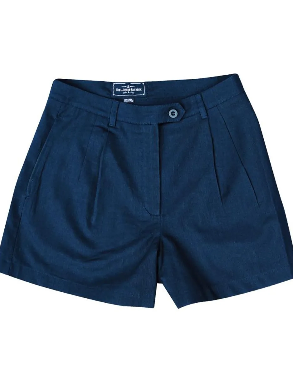 Shorts^Kiel James Patrick Newport Blues Linen Shorts