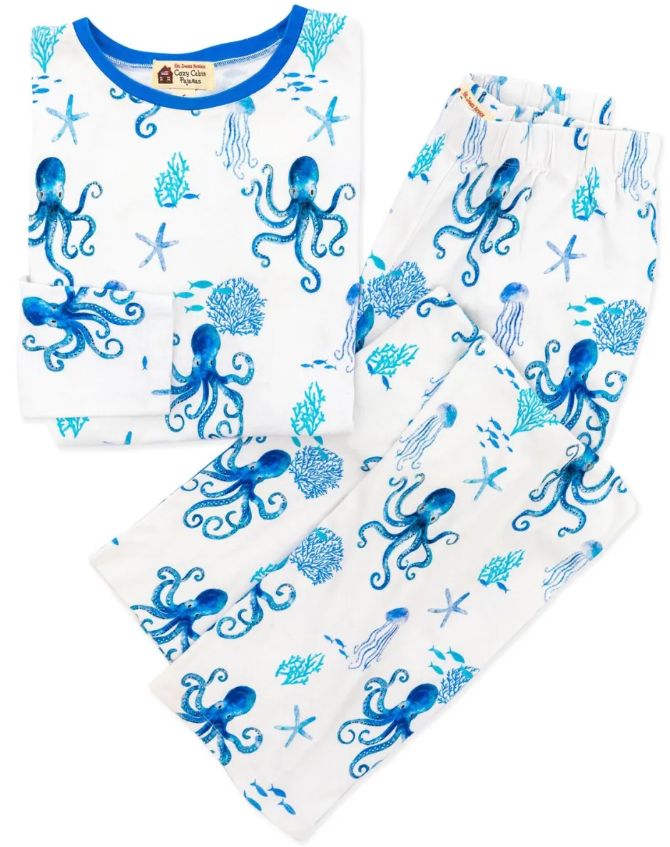 Pajamas^Kiel James Patrick Octopus Garden Long Sleeve Pajama Set