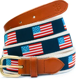 Men'S^Kiel James Patrick Old Glory Ribbon Belt