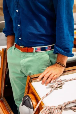 Men'S^Kiel James Patrick Old Glory Ribbon Belt