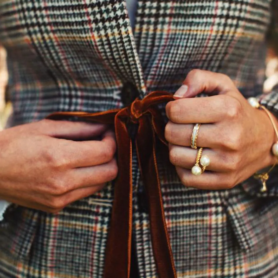 Rings^Kiel James Patrick Oysters Rockefeller - Gold