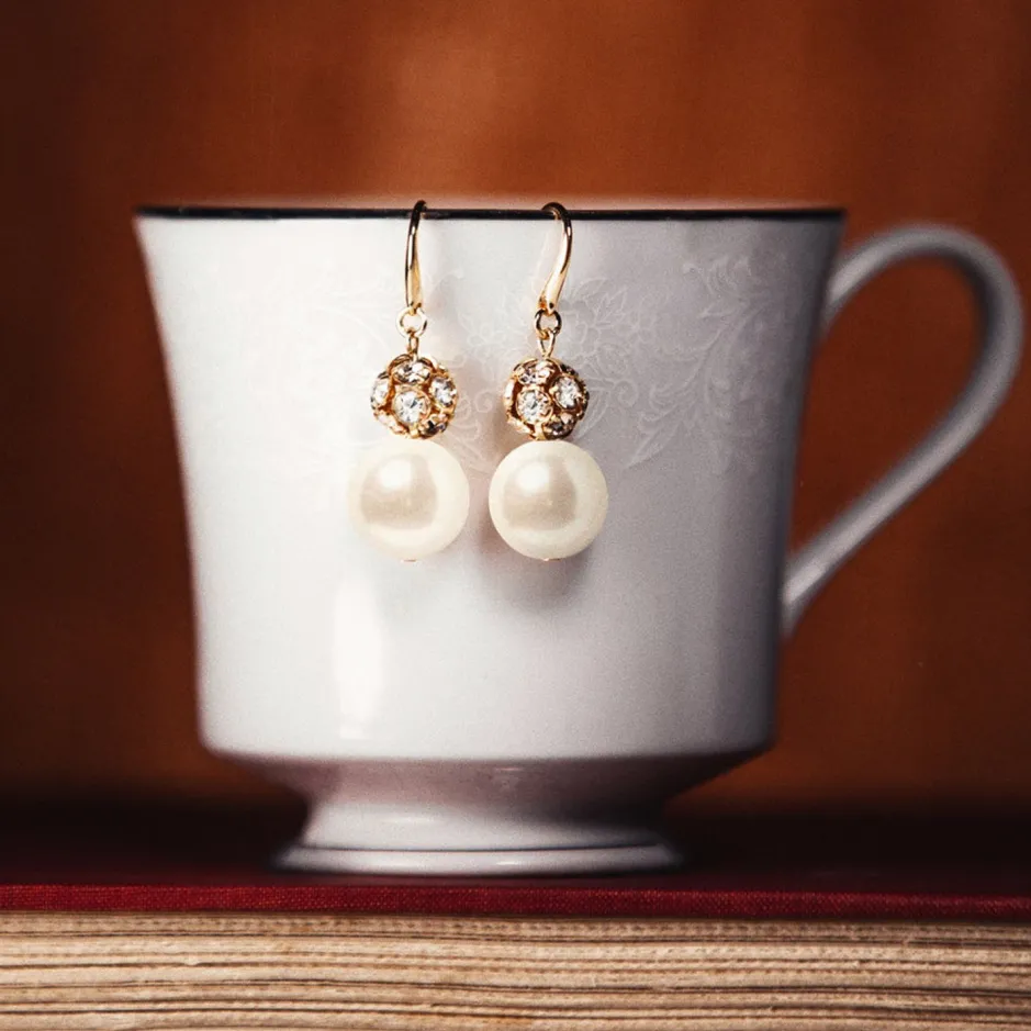 Earrings^Kiel James Patrick Pearl Chandelier