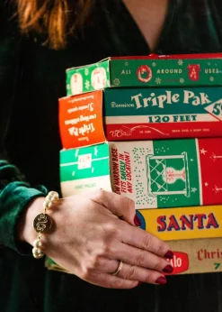 Bracelets And Bangles^Kiel James Patrick Pearl Monogram Bracelet