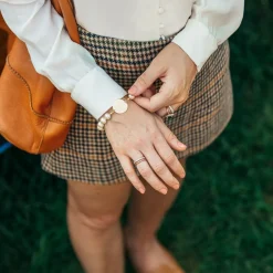 Bracelets And Bangles^Kiel James Patrick Pearl Monogram Bracelet