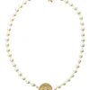 Monogrammed Jewelry^Kiel James Patrick Pearl Monogram Necklace