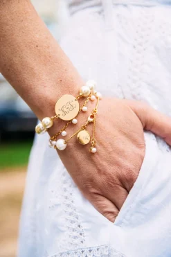 Monogrammed Jewelry^Kiel James Patrick Pearlfection Monogram Bracelet