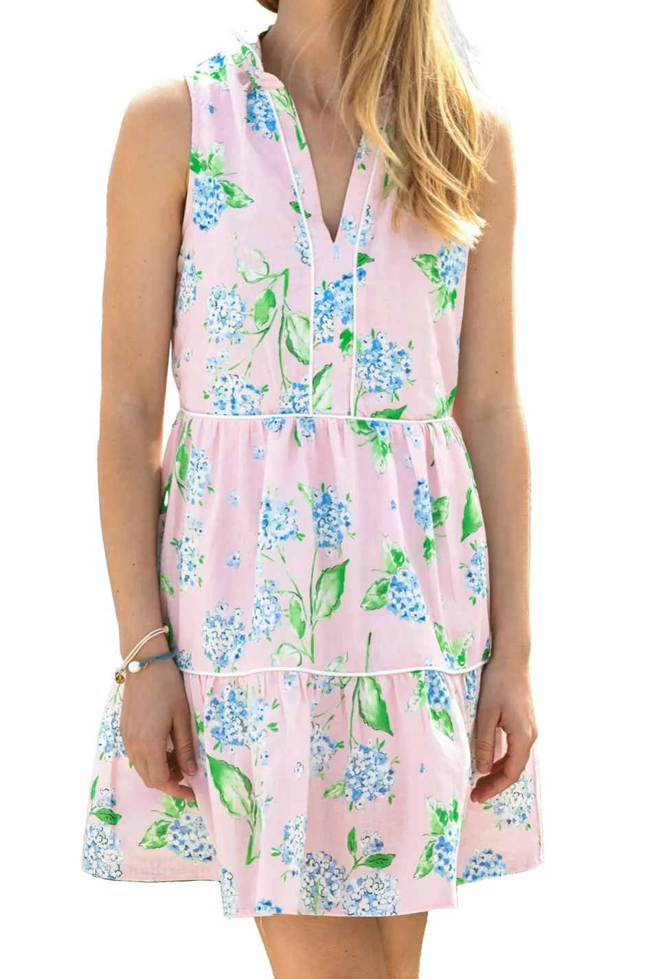 Dresses^Kiel James Patrick Pink Hydrangea Bloom Dress