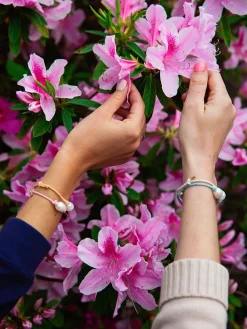 Rope Bracelets^Kiel James Patrick Pink Sands Pearl Knot
