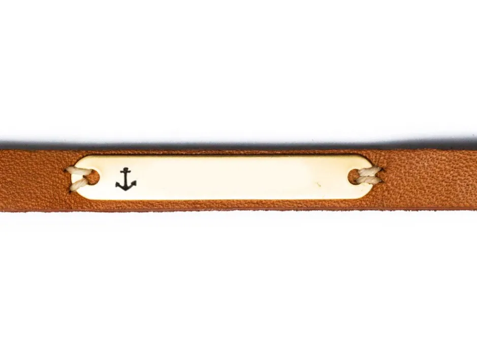 World Traveler'S Collection^Kiel James Patrick Sailor Tattoo Bracelet - Tan