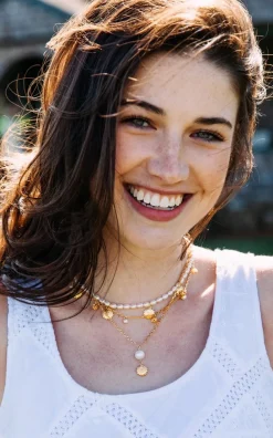 Necklaces^Kiel James Patrick Sunflower Pearl Drop Necklace