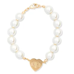 Monogrammed Jewelry^Kiel James Patrick Sweetheart In Pearls Bracelet