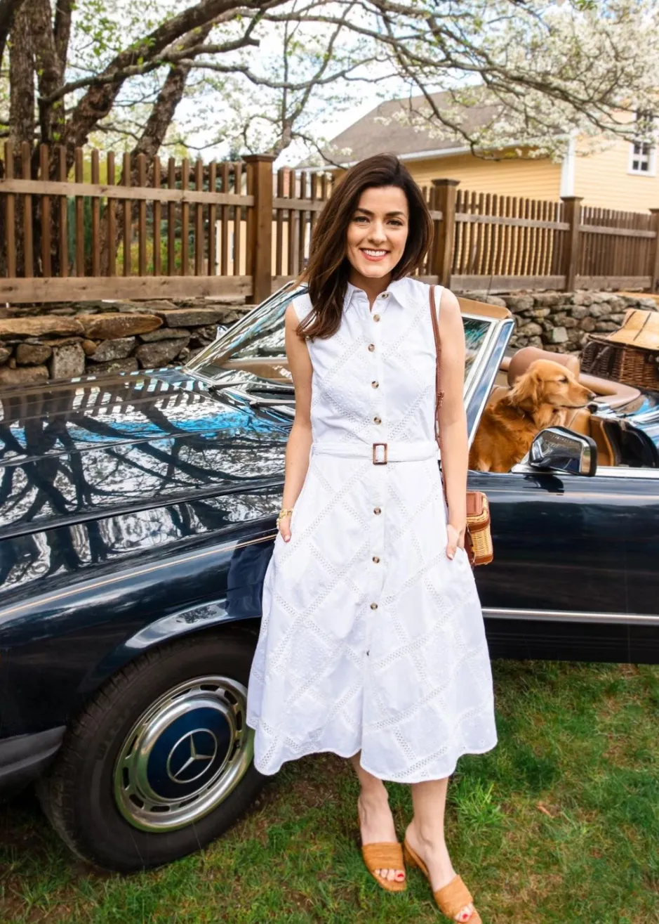 Dresses^Kiel James Patrick The Audrey Eyelet Shirtdress