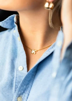 Necklaces^Kiel James Patrick The Gold Four Leaf Clover Necklace