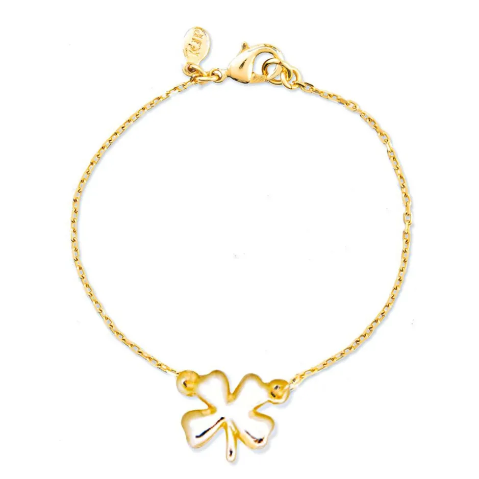 Bracelets And Bangles^Kiel James Patrick The Gold Four Leaf Clover Bracelet