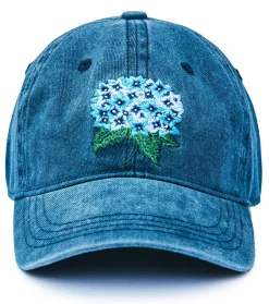 Hats^Kiel James Patrick The Hydrangea Bloom Hat- Navy