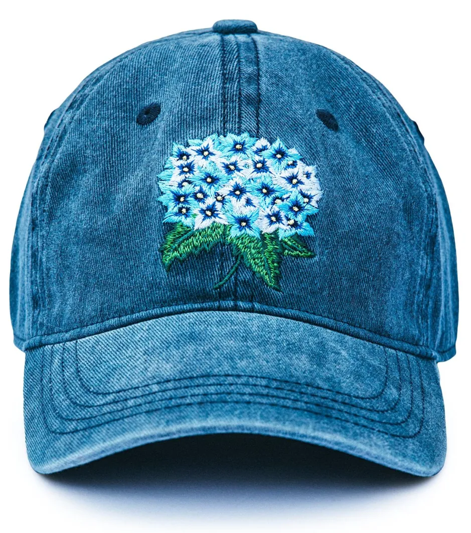 Hats^Kiel James Patrick The Hydrangea Bloom Hat- Navy