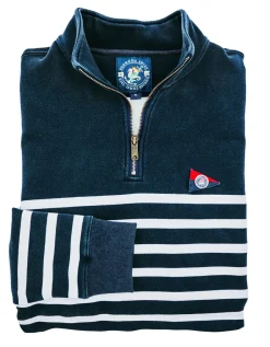 Quarterzips^Kiel James Patrick The Mariner Striped Quarterzip
