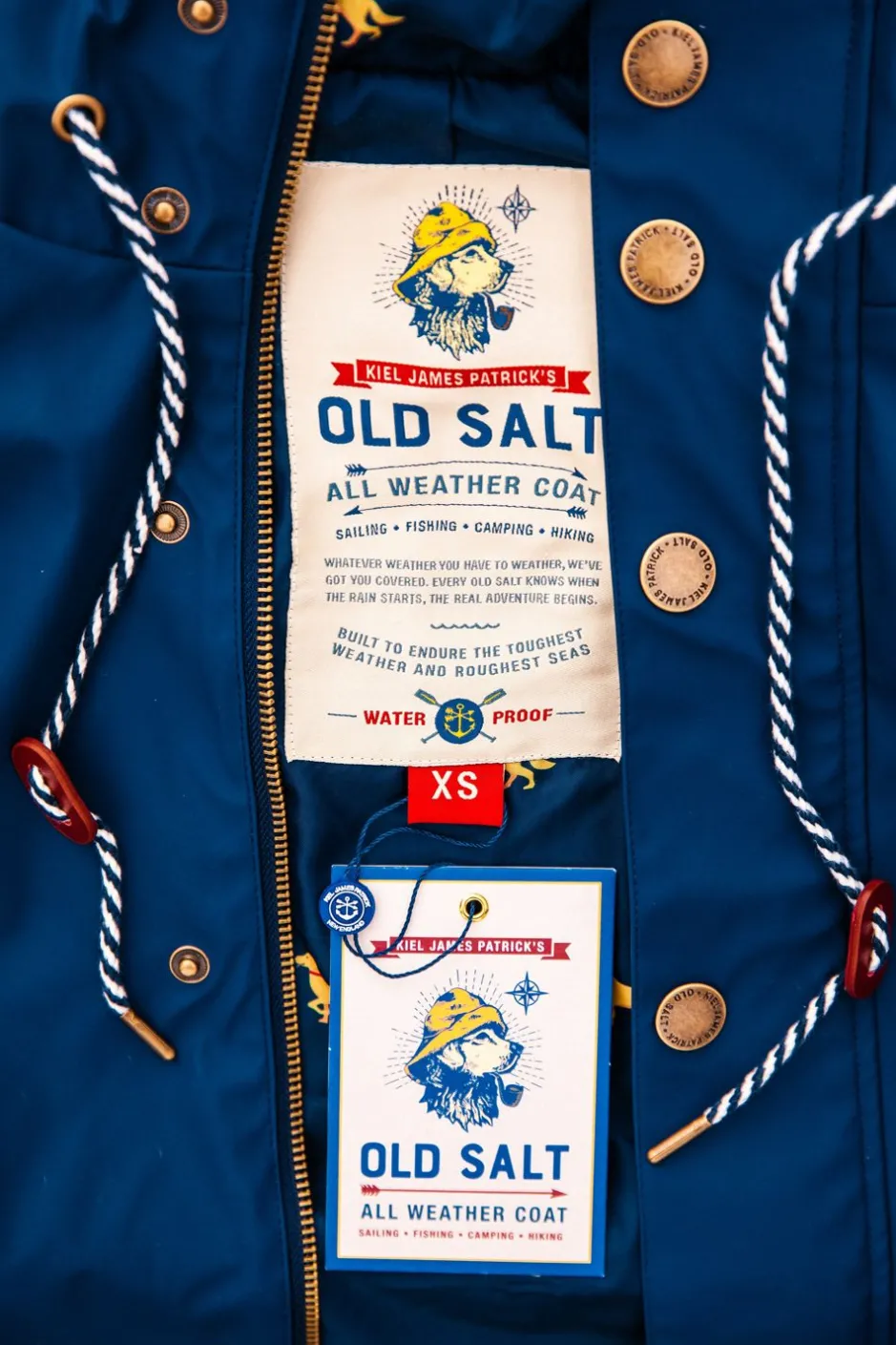 Outerwear^Kiel James Patrick The Old Salt Navy Raincoat- Women'S