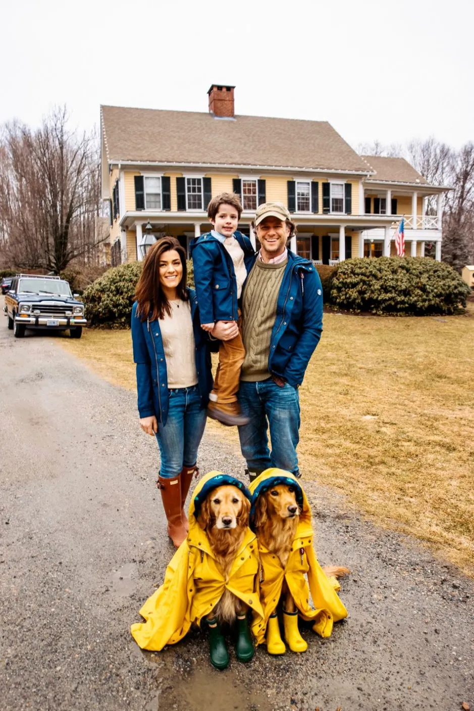 Outerwear^Kiel James Patrick The Old Salt Navy Raincoat- Women'S